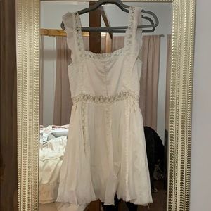 Free People ivory dress size large worn once